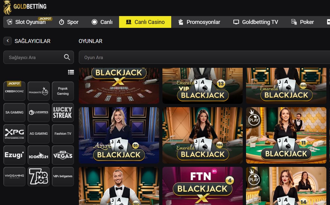 Goldbetting Altyapı