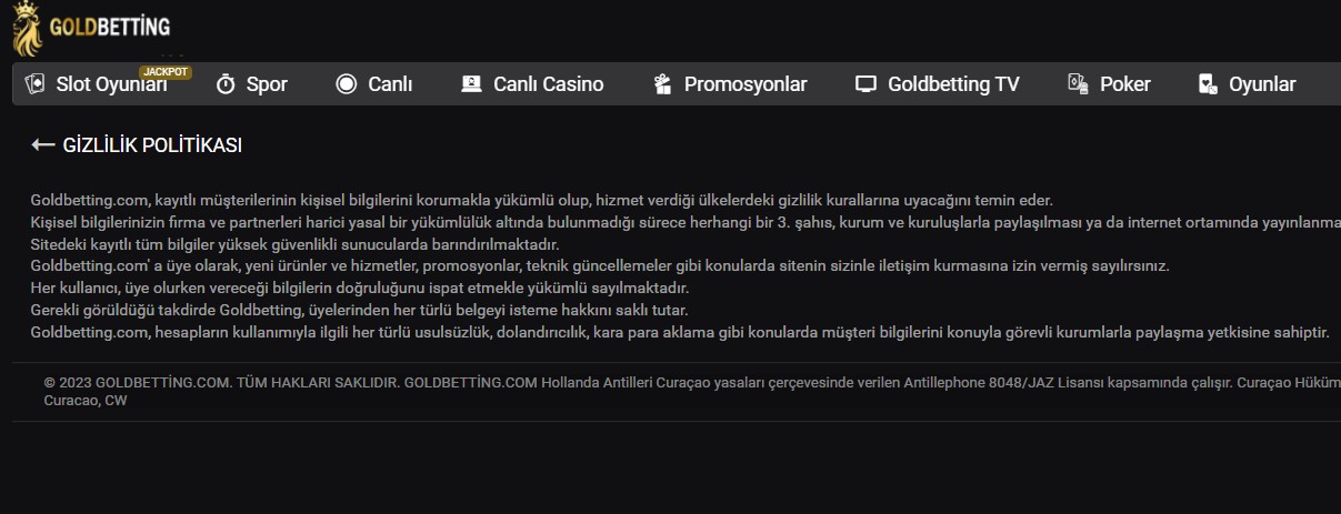 Goldbetting Twitter