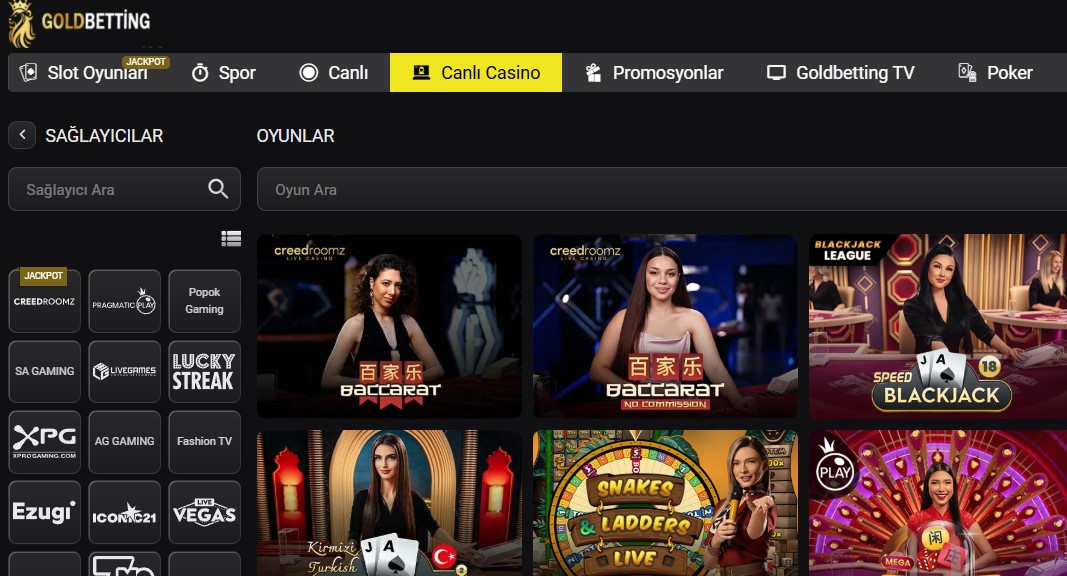 Goldbetting Üyelik